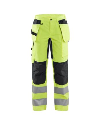 Sort BlÅklder 7163 High Vis Buks Med Stretch Dame High Vis Gul C34 Bukser Beklædning BlÅklder - BlÅklÄder Jeans  - 7330509615362