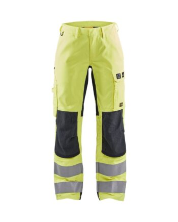 BlÅklder 7191 Flammehæmmende Multinorm Buks Inherent Med Stretch Dame High Vis Gul Marineblå C34 Bukser Antistatisk Baglomme - BlÅklÄder Jeans  - 7330509805725