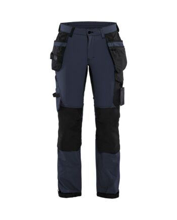 Sort BlÅklder 7192 Håndværker Buks Vejs Stretch Dame Mørk Marineblå C32 Bukser Baglomme BlÅklder - BlÅklÄder Jeans  - 7330509741665
