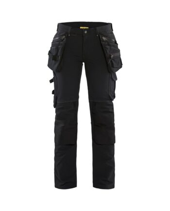 Sort BlÅklder 7198 Håndværker Buks Vejs Stretch Dame C32 Bukser Baglomme BlÅklder - BlÅklÄder Jeans  - 7330509729250