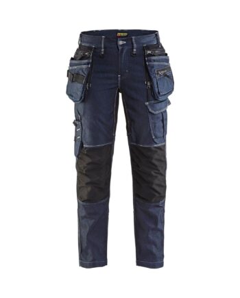 Sort BlÅklder 7990 Håndværker Buks Stretch X1900 Dame Marineblå C32 Bukser Beklædning BlÅklder - BlÅklÄder Jeans  - 7330509587744