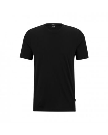 Sort Boss Merceriseret Shirt Til Herre Slim Fit - Boss Shirt