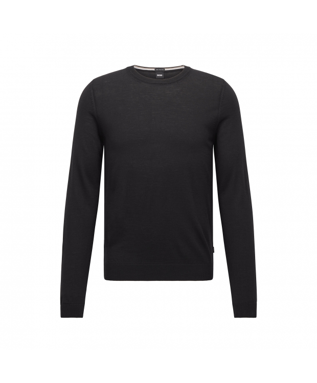 Sort Boss Sweatee Shirt Til Herre - Boss Shirt