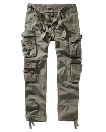 Olive Brandit Pure Vintage Cargobukser Slim N 5xl - Brandit Jeans  - 4051773092057