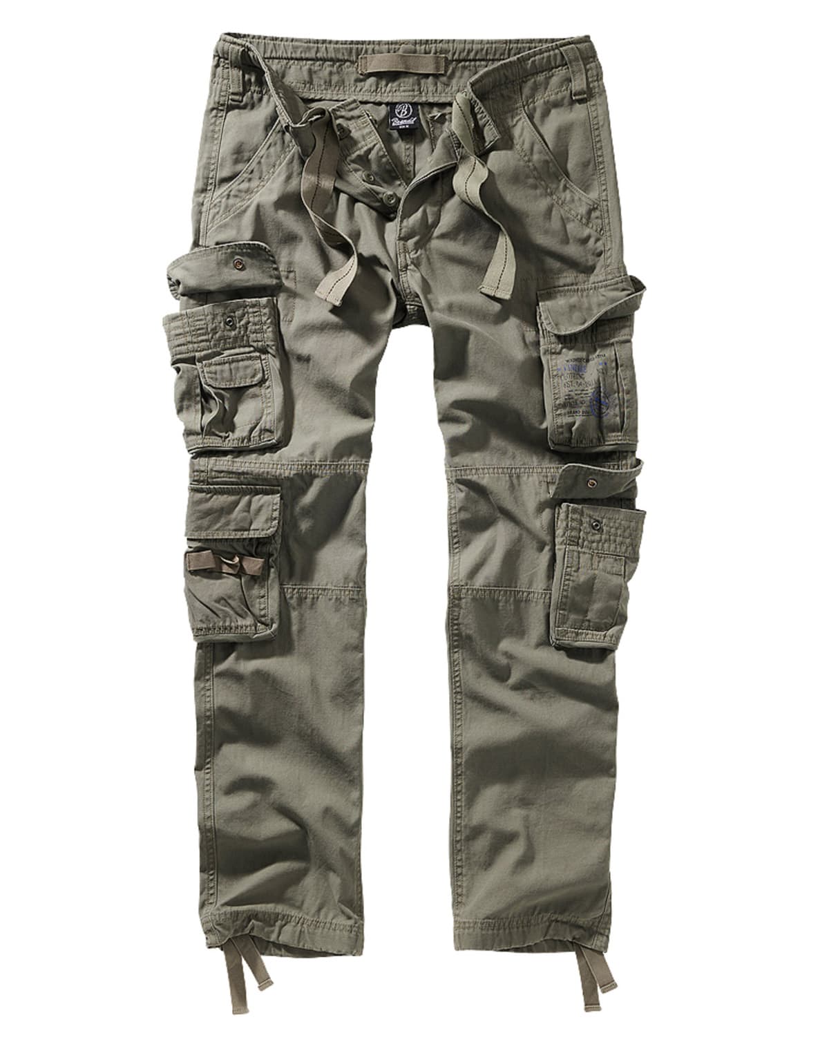 Olive Brandit Pure Vintage Cargobukser Slim N 5xl - Brandit Jeans - 4051773092057