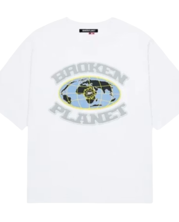 Hvid Broken Planet Market Grid Shirt Snow White - Broken Planet Shirt  - None