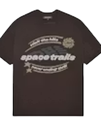 Broken Planet Space Trails Shirt Mocha Brown - Broken Planet Shirt  - None