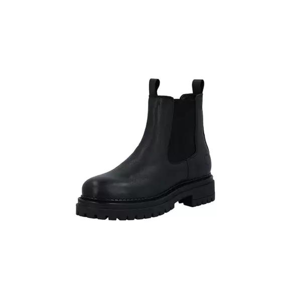 Sort Cashannah Chelsea Boot Leather 24203 256 - SkoSneaksers  - 5711233083405