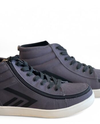 Charcoal High Tops Bred Lynlåssko Tekstil Kanvas - Billy SkoSneaksers