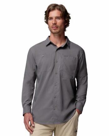 Columbia Silver Ridge Utility Shirt Mens City Grey - Shirt  - 198711854385