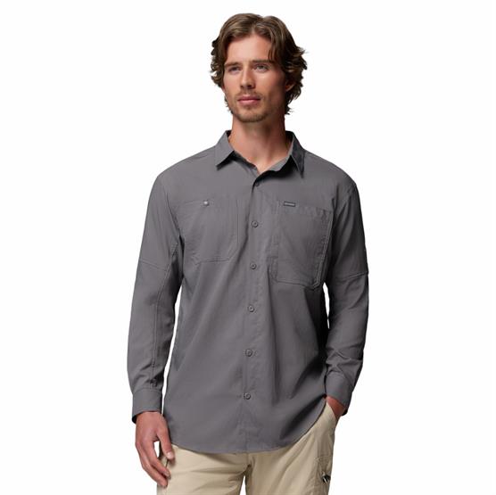 Columbia Silver Ridge Utility Shirt Mens City Grey - Shirt - 198711854385