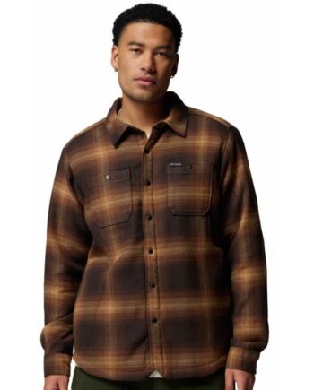 Columbia Windward Shirt Jacket Tobacco Blurred Ombre - Columbia Shirt