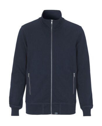 Cottover Terry Collar Herre 141512 Navy Sweatee Shirt Dame Fairtrade - Cottover Shirt  - 7332643258078