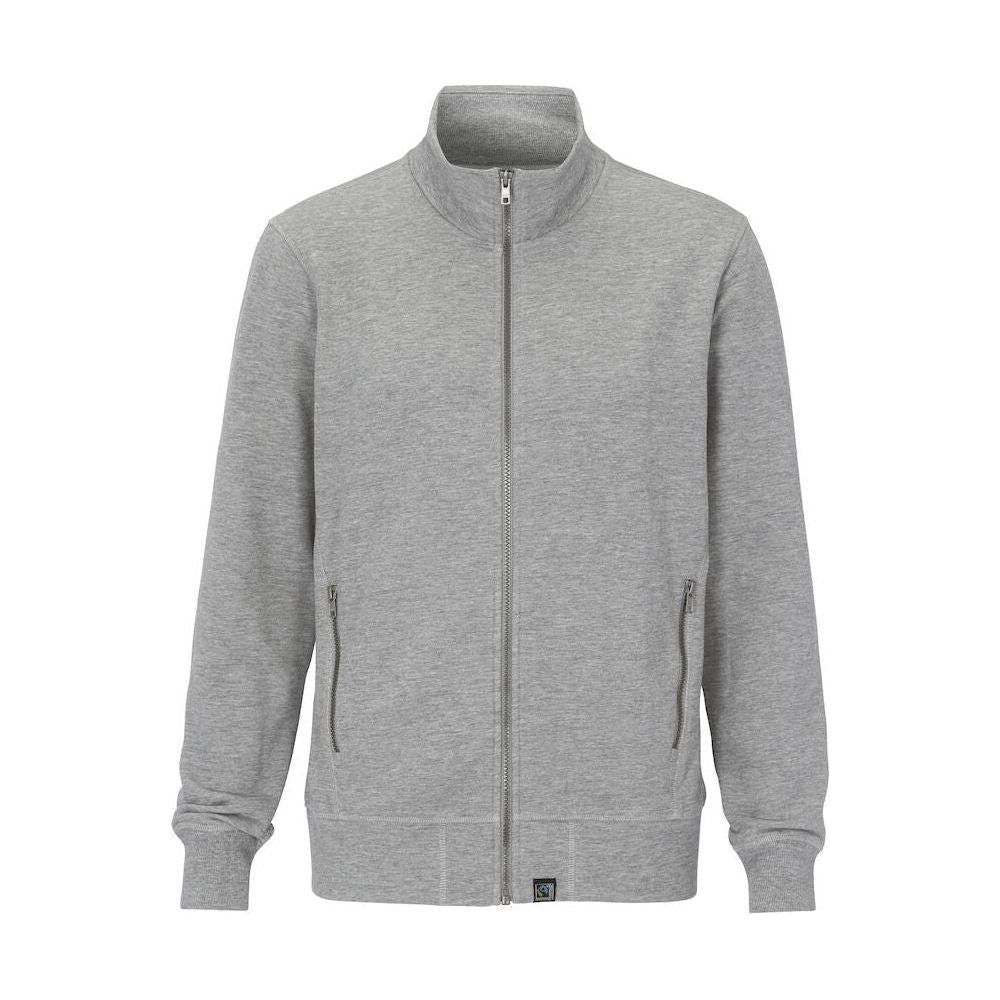 Cottover Terry Collar Herre 141512 Grey Melange Sweatee Shirt Dame Fairtrade - Cottover Shirt - 7332643258146