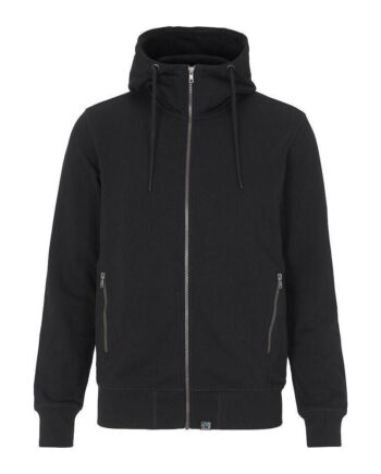 Sort Cottover Terry Hood Herre 141510 Black Sweatee Shirt Dame Fairtrade - Cottover Shirt  - 7332643257828