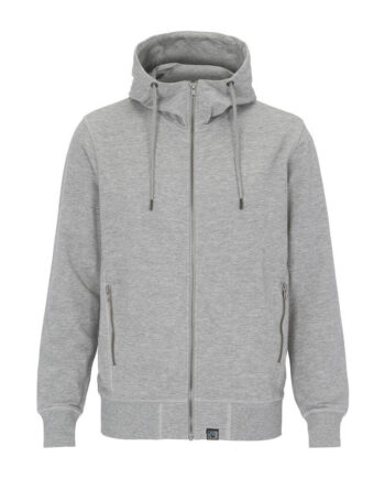 Cottover Terry Hood Herre 141510 Grey Melange Sweatee Shirt Dame Fairtrade - Cottover Shirt  - 7332643257750