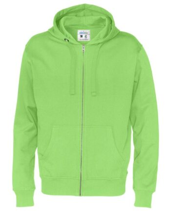 Grøn Cottover Full Zip Hood Herre 141010 Green Sweatee Shirt Dame Fairtrade - Cottover Shirt  - 7332643124786