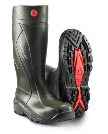 Grøn Dunlop Purofort Gummistøvle - Dunlop SkoSneaksers  - 8713197038733