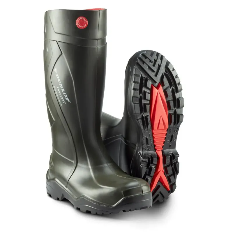 Grøn Dunlop Purofort Gummistøvle - Dunlop SkoSneaksers - 8713197038733