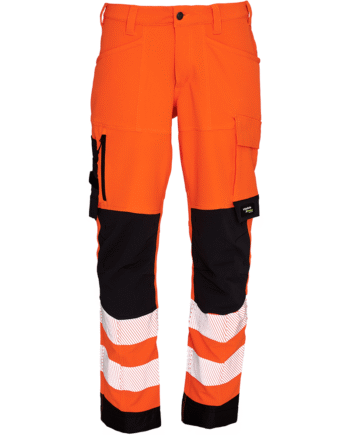 Sort Elka Visible Xtreme Recycled Taljebukser 282404r Orange Bukser Discount Iso 20471 Klasse - Elka Jeans  - 5706219332578