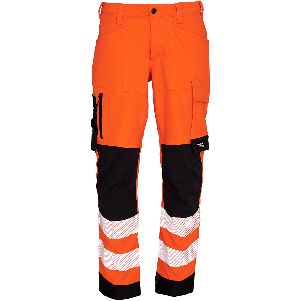 Sort Elka Visible Xtreme Recycled Taljebukser 282404r Orange Bukser Discount Iso 20471 Klasse - Elka Jeans  - 5706219332578