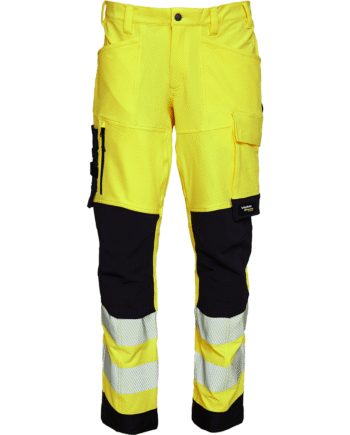 Sort Elka Visible Xtreme Recycled Taljebukser 282404r Gul Bukser Discount Iso 20471 Klasse - Elka Jeans  - 5706219332707
