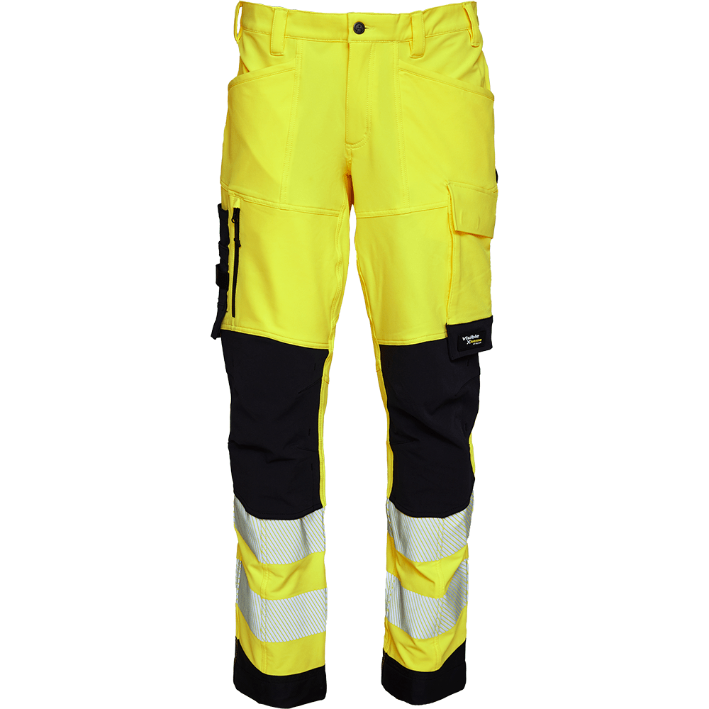 Sort Elka Visible Xtreme Recycled Taljebukser 282404r Gul Bukser Discount Iso 20471 Klasse - Elka Jeans  - 5706219332707