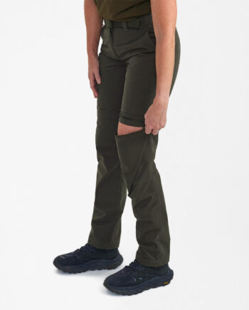Sort Lady Slogen Zip Off Bukser - Deerhunter Jeans  - 5702827218150