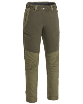 Grøn Pinewood Finnveden Hybrid Extreme Damebukser Olive Olive Bukser - Pinewood Jeans  - 7331090309418