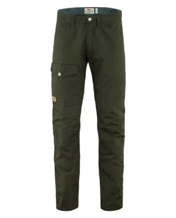 Grøn Fjallraven Greenland Jeans Mens Deep Forest - Fjällräven Jeans  - 7323450454241
