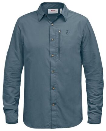 Fjallraven Abisko Hike Shirt Mens Dusk - Fjällräven Shirt  - 7323450509972