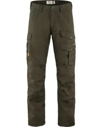 Grøn Fjallraven Barents Pro Trousers Herre Mænd Dark Olive Bukser - Fjällräven Jeans  - 7323450086152