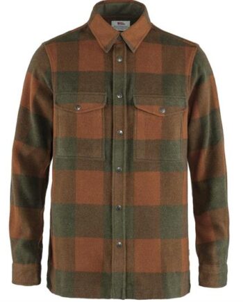 Grøn Fjallraven Canada Shirt Mens Autumn Leaf Laurel Green - Fjällräven Shirt  - 7323450730529
