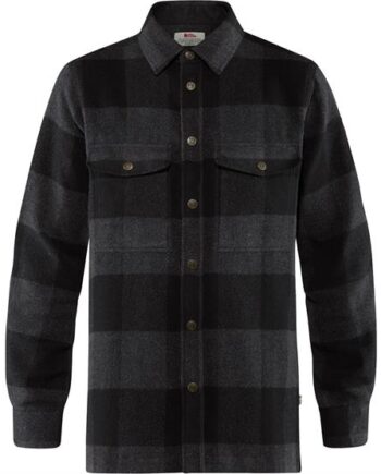 Sort Fjallraven Canada Shirt Mens Black - Fjällräven Shirt  - 7323450542542