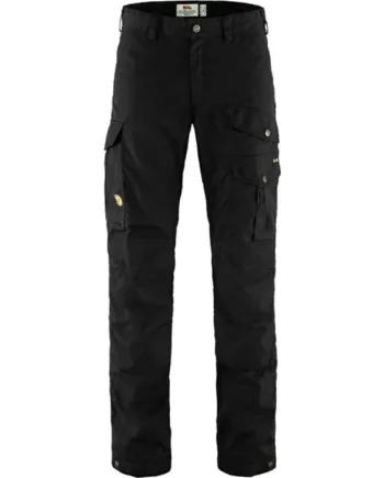 Sort Fjallraven Vidda Pro Trousers Herre Mænd Black Regular Bukser - Fjällräven Jeans  - 7323450925758