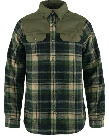 Grøn Fjallraven Granit Shirt Herre Mænd Laurel Green Skjorter - Fjällräven Shirt  - 7323450934965