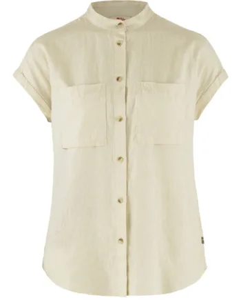 Hvid Fjallraven Vik Hemp Shirt Chalk White Skjorter - Fjällräven Shirt  - 7323451014628