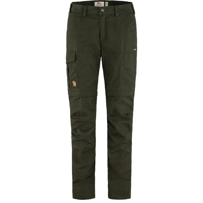 Grøn Fjallraven Karla Pro Zip Off Trousers Woman Deep Forest Bukser - Fjällräven Jeans - 7323450799434