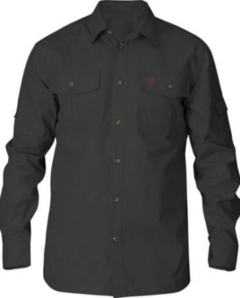 Fjallraven Keb Shirt Mens Dark Grey - Fjällräven Shirt  - 7392158365609