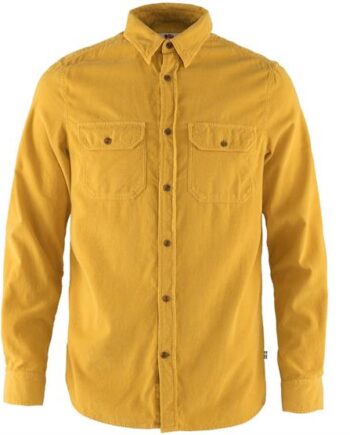 Fjallraven Vik Cord Shirt Mens Ochre - Fjällräven Shirt  - 7323450644147