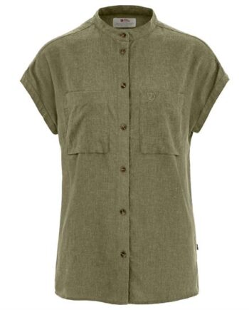 Grøn Fjallraven Vik Hemp Shirt Womens Green - Fjällräven Shirt  - 7323451159695