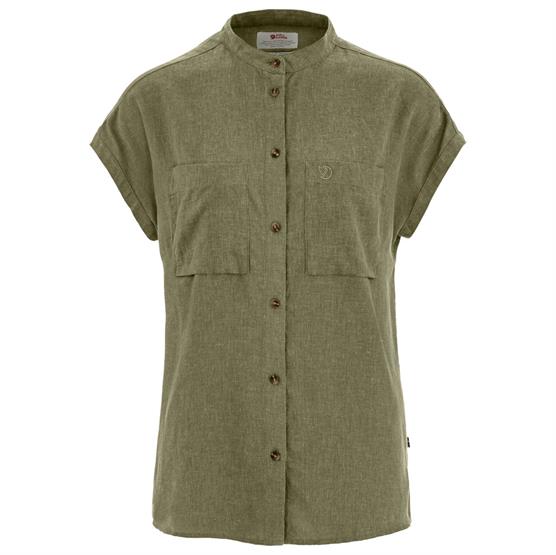 Grøn Fjallraven Vik Hemp Shirt Womens Green - Fjällräven Shirt - 7323451159695