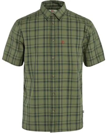Grøn Fjallraven Vik Lite Shirt Herre Mænd Green Dark Navy Skjorter - Fjällräven Shirt  - 7323450864361