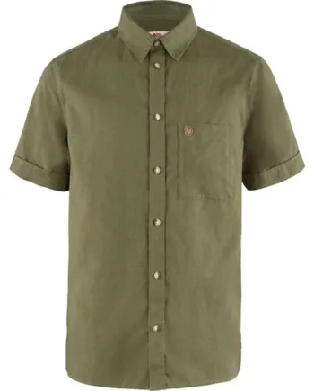 Grøn Fjallraven Vik Travel Shirt Herre Mænd Green Skjorter - Fjällräven Shirt  - 7323450686949