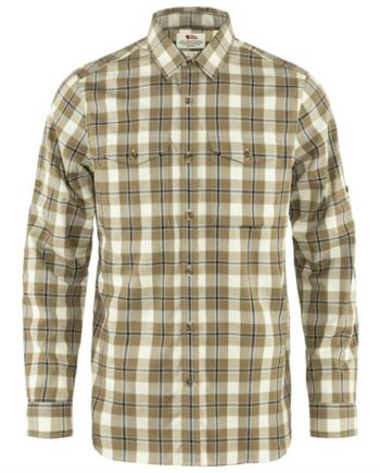 Grøn Fjallraven Singi Flannel Shirt Mens Buckwheat Brown Green - Fjällräven Shirt  - 7323450755690