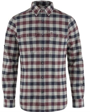 Fjallraven Skog Shirt Mens Dark Garnet Fog - Fjällräven Shirt  - 7323450725365