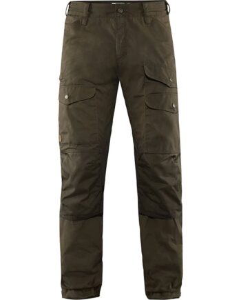 Grøn Fjallraven Vidda Pro Ventilated Herre Mænd Bukser Kort Dark Olive Bukser - Fjällräven Jeans  - 7323450654023