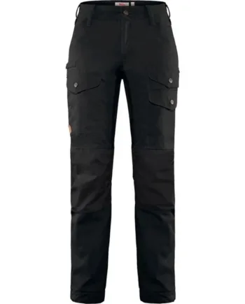 Sort Fjallraven Vidda Pro Ventilated Trousers Kvinder Damer Regular Black Bukser - Fjällräven Jeans  - 7323450529093