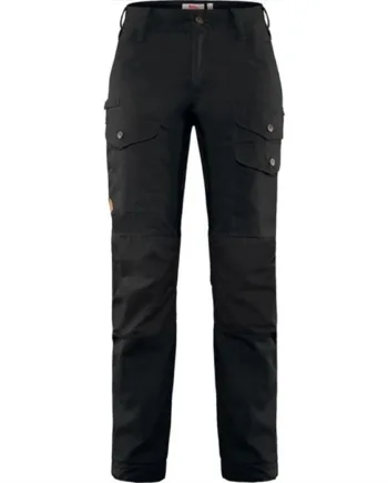 Sort Fjallraven Vidda Pro Ventilated Trousers Kvinder Damer Short Black Bukser - Fjällräven Jeans  - 7323450529338