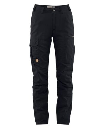 Sort Fjallraven Karla Pro Winter Trousers Kvinder Damer Black Bukser - Fjällräven Jeans  - 7323450470593